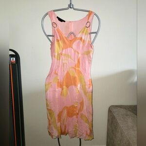 Adrienne Vittadini 100% silk dress Sz 8
